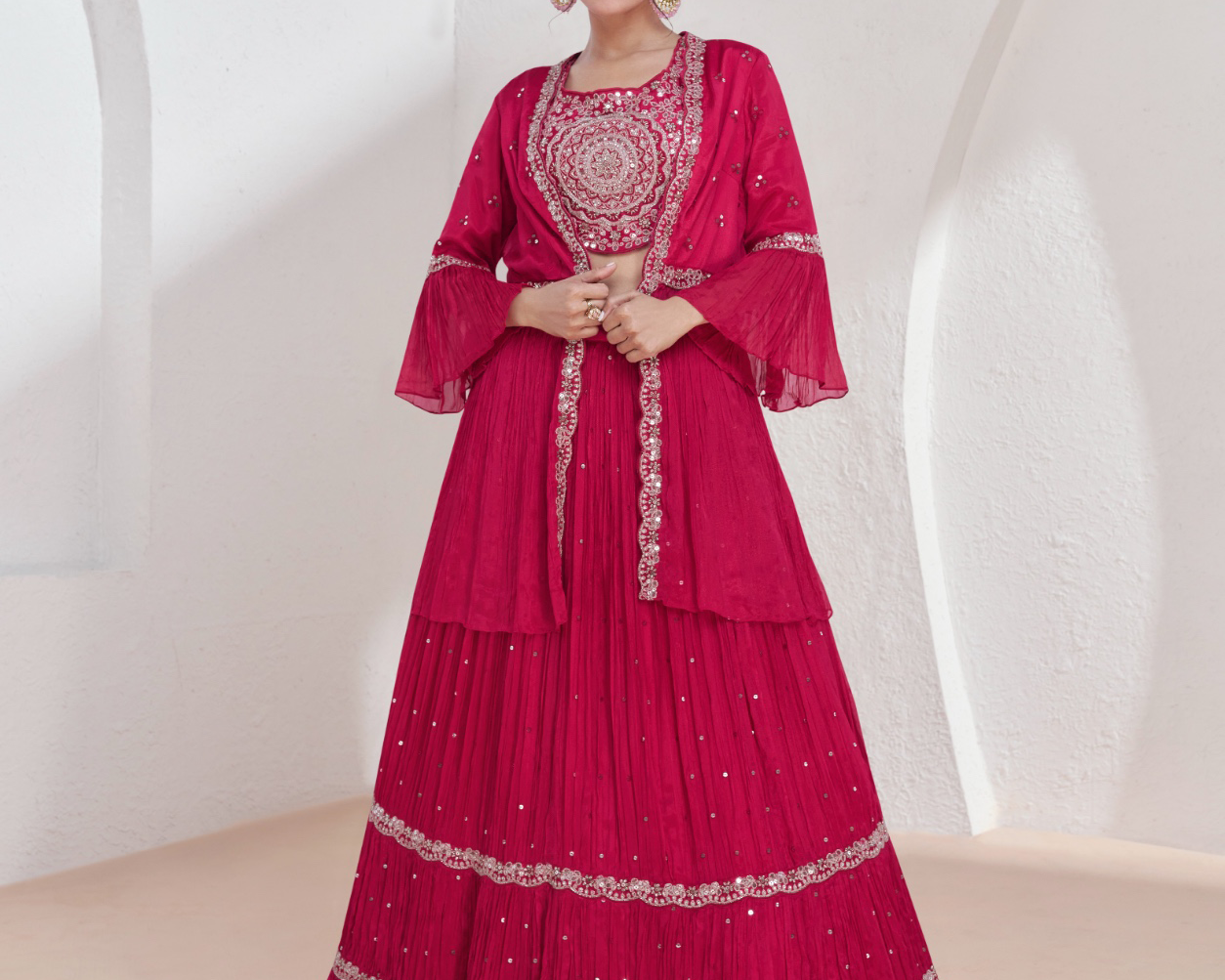 Indo-Western Lehenga Choli Designs 2025 — Modern Fusion Ethnic Wear