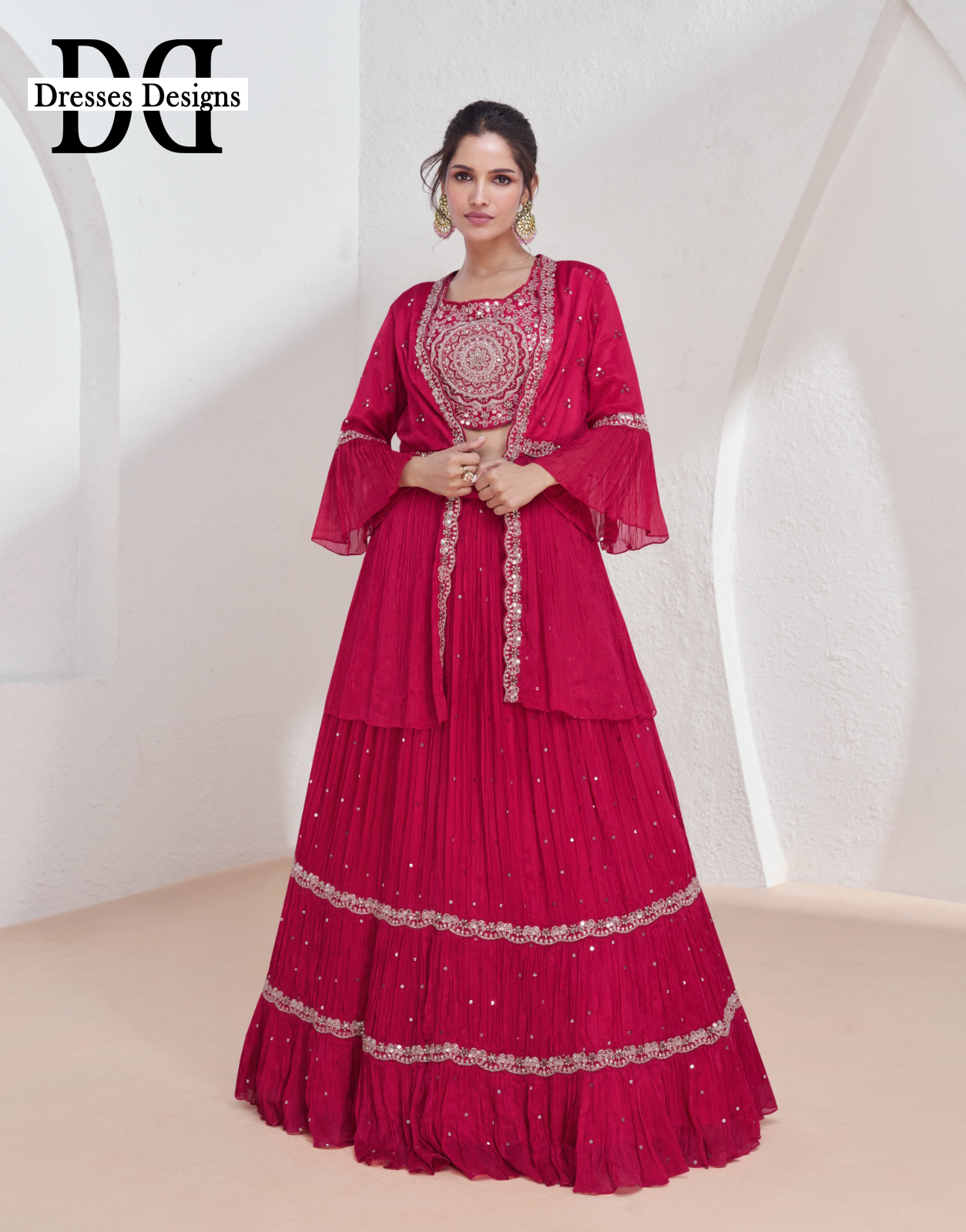 Indo-Western Lehenga Choli Designs 2025 — Modern Fusion Ethnic Wear