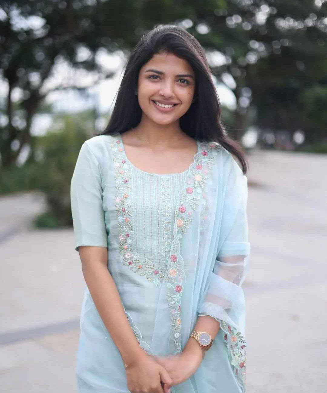 Premium Tissue Handwork Blue Suit Set