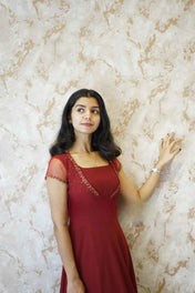 Designer Gown with Handwork Jacket