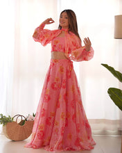 Party Wear Pink Color Heavy Sttiched Lehenga For Girls