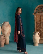 Party Wear Blue Color Pure Natural Crep Silk Suit For Girs