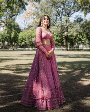 Party Wear Pink Color Faux Georgette Lehenga For Girls