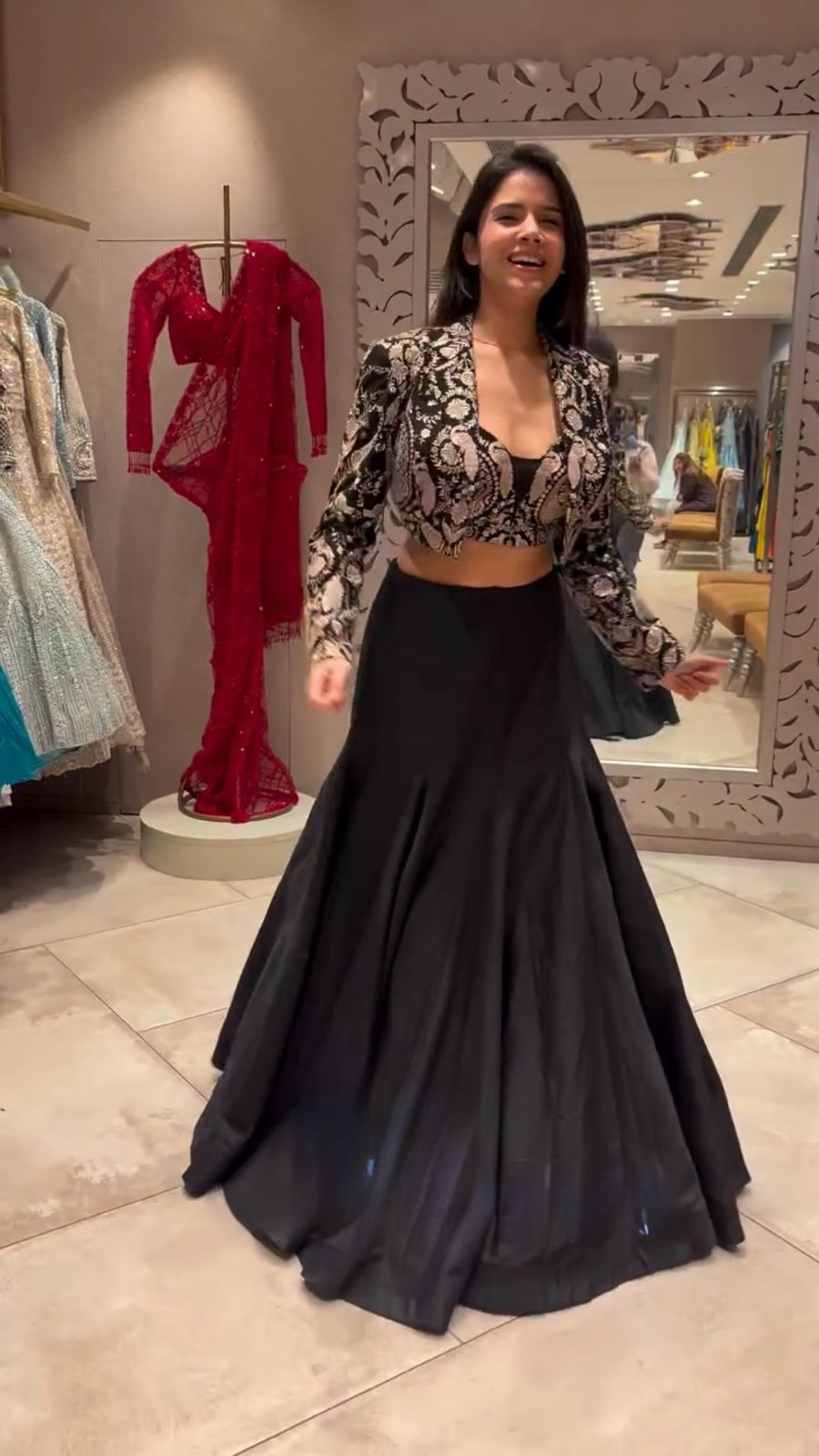 Wedding Wear Black Color Tapeta Silk Saree For Girls