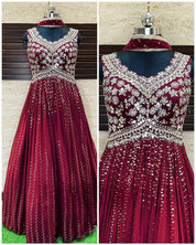 Best Designer All Color Party Wear Gown Collection