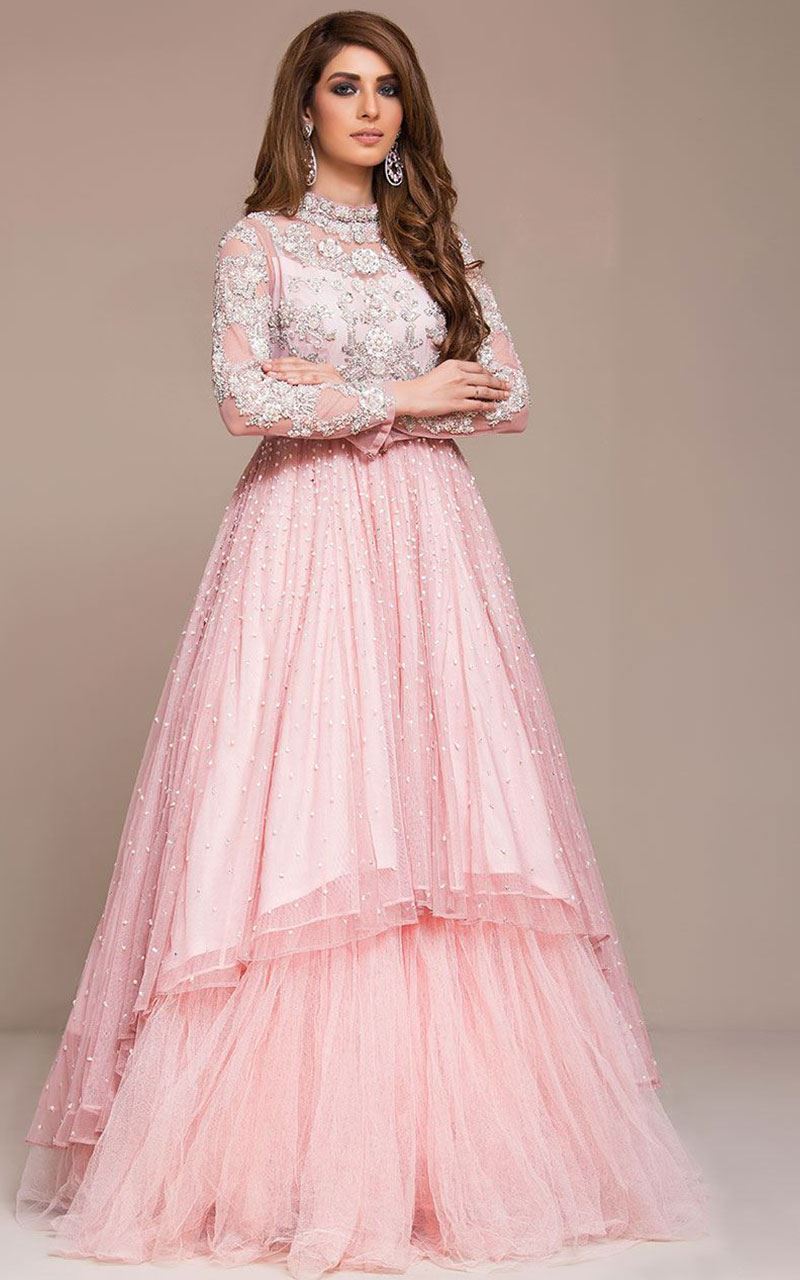 Resplendent Real Sequence Wedding Lehenga Gown 2024