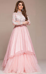 Resplendent Real Sequence Wedding Lehenga Gown 2024