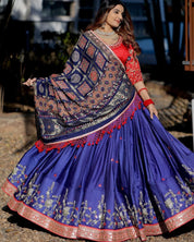 Stupendous Royal Blue Color Wedding Wear Lehenga Choli