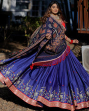 Stupendous Royal Blue Color Wedding Wear Lehenga Choli