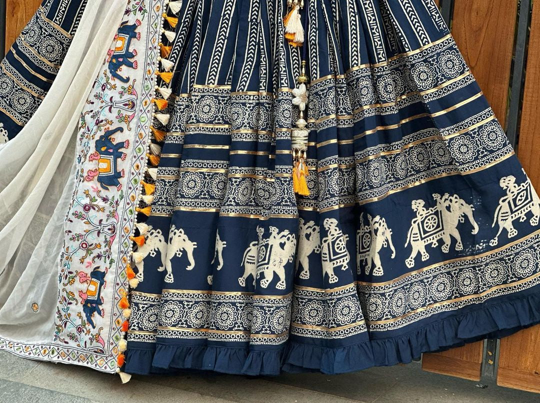 Admirable Faux Blooming Silk Lehenga Choli Online