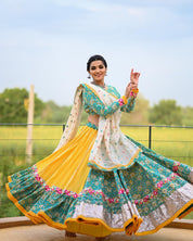 Ethereal Digital Printed Work Colorful Function Wear Lehenga Choli