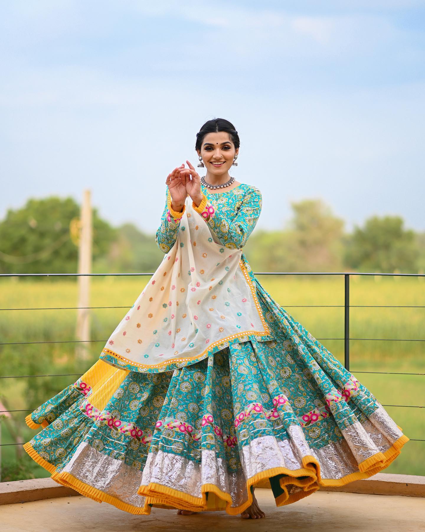 Ethereal Digital Printed Work Colorful Function Wear Lehenga Choli