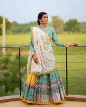 Ethereal Digital Printed Work Colorful Function Wear Lehenga Choli