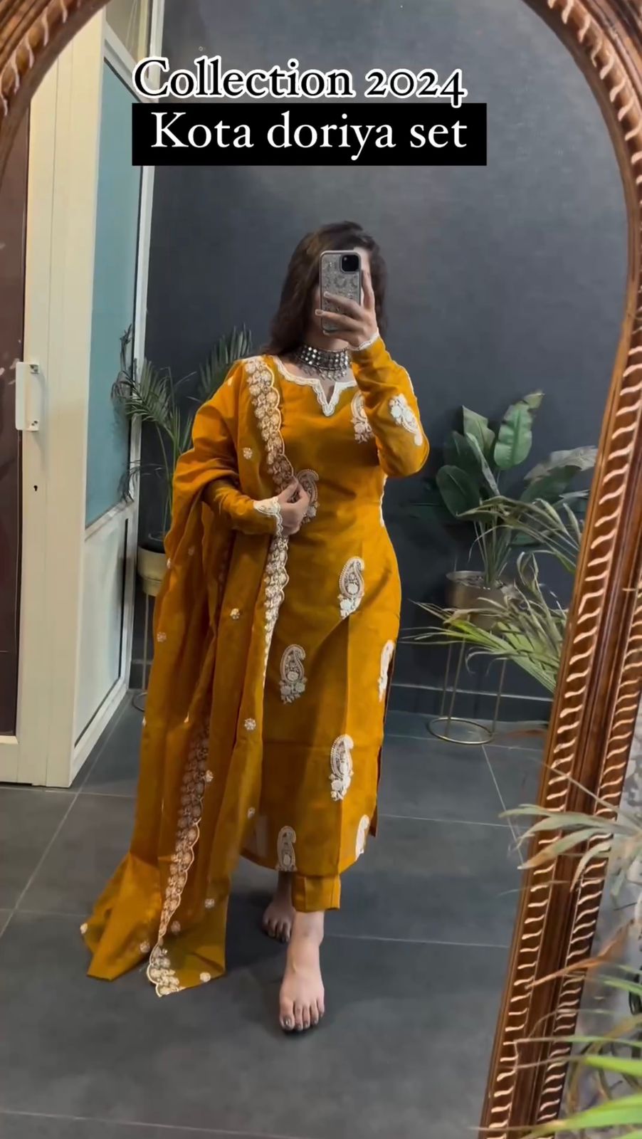 Wedding Wear Mustard Yellow Color Heavy Suit For Girls