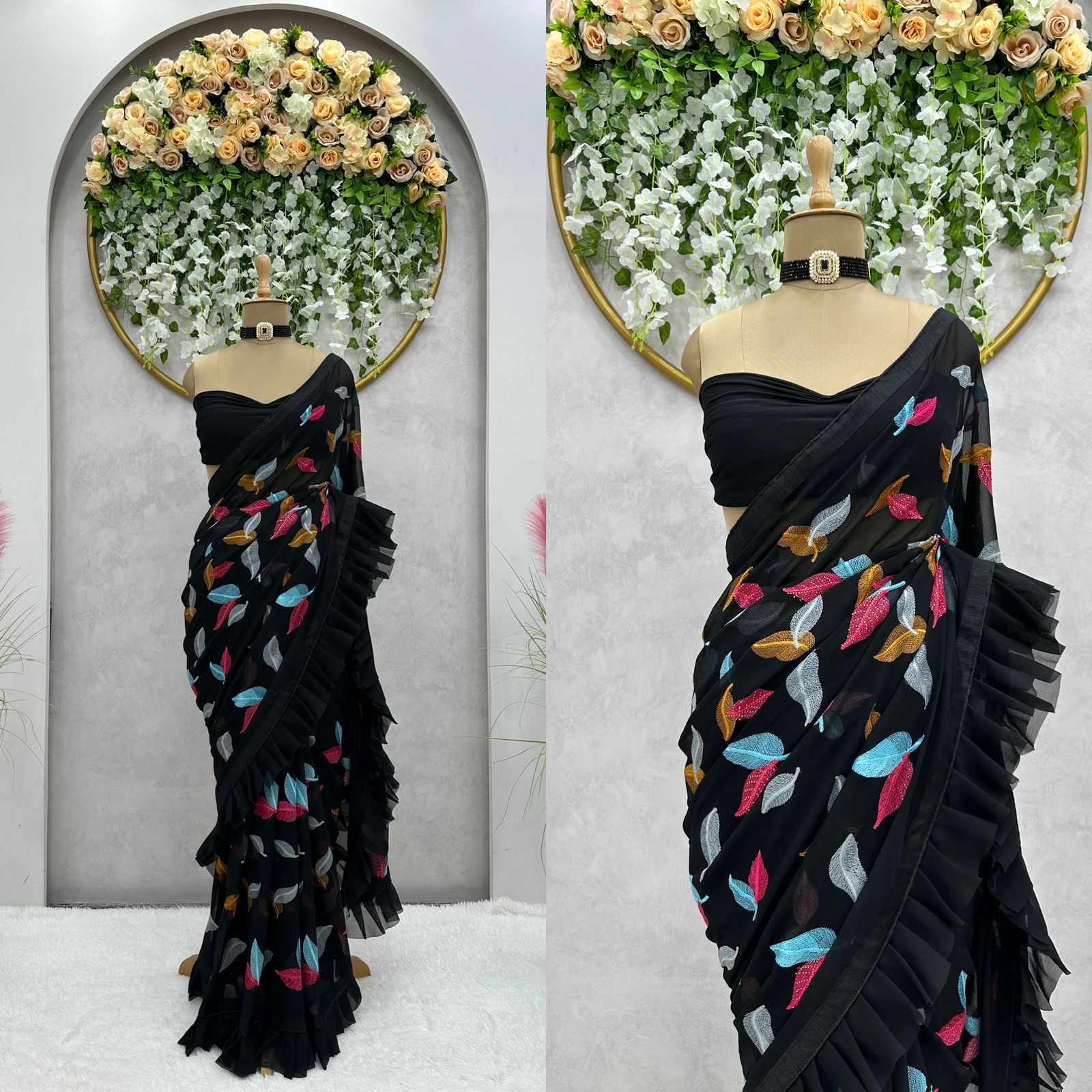 Party_Wear_Black_Color_Faux_Georgette_Saree_For_Girls.jpg