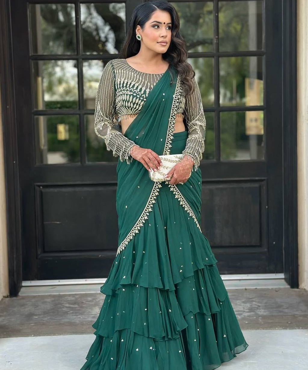 Party_Wear_Green_Color_Georgette_Saree_For_Girls.jpg