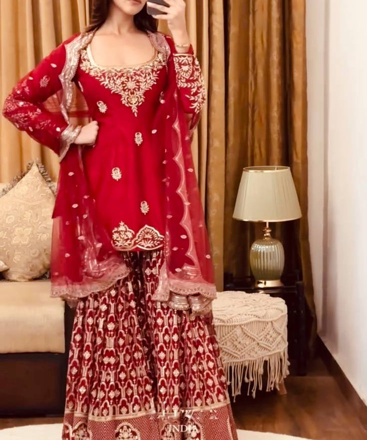 Party_Wear_Red_Color_Heavy_Georgette_Sharara_For_Girls.jpg
