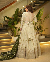 Party Wear Cream Color Silkyani Slab Lehenga Choli For Girls