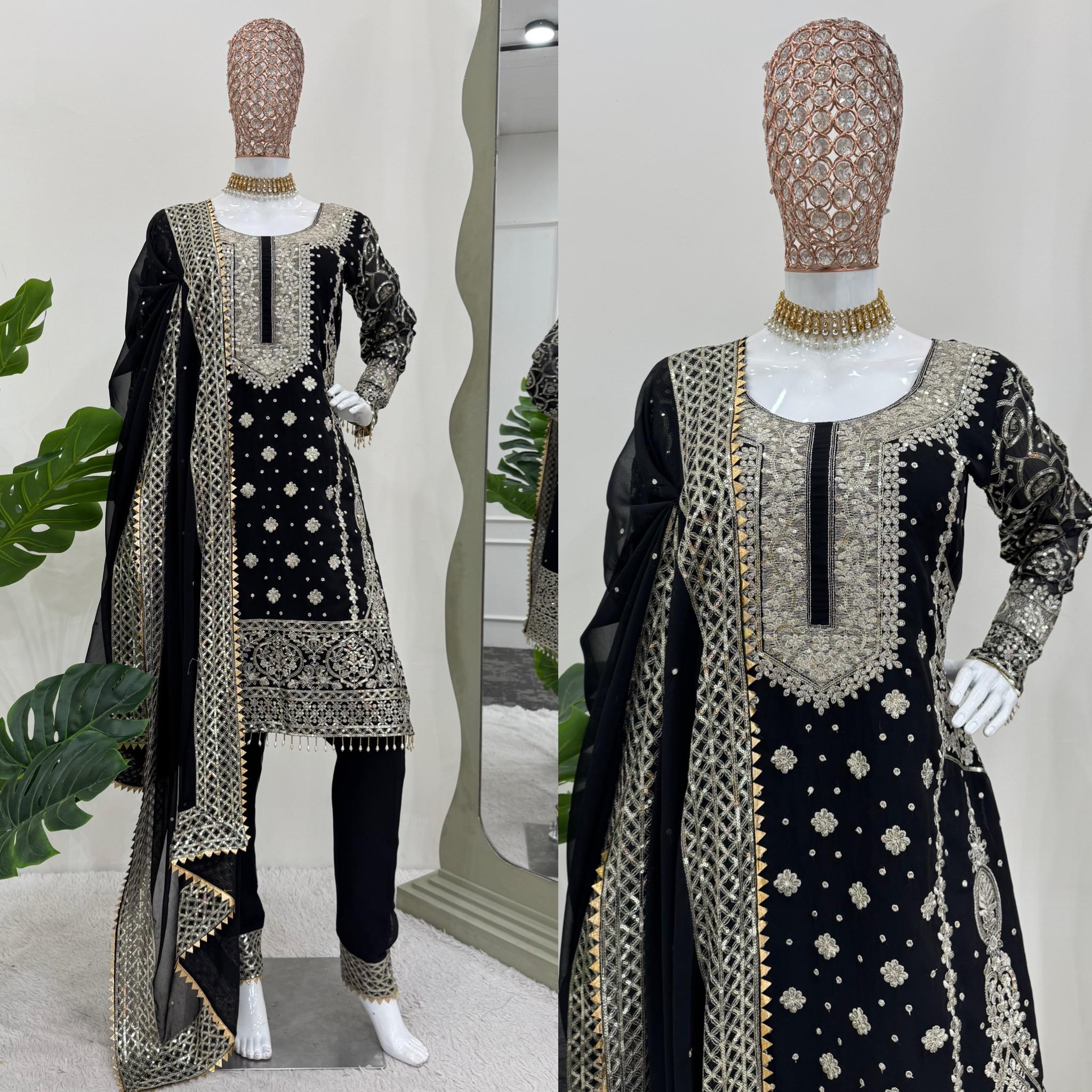 WeddingWear_Black_Color_Foux_Gorgette_Kurti_For_Girls.jpg