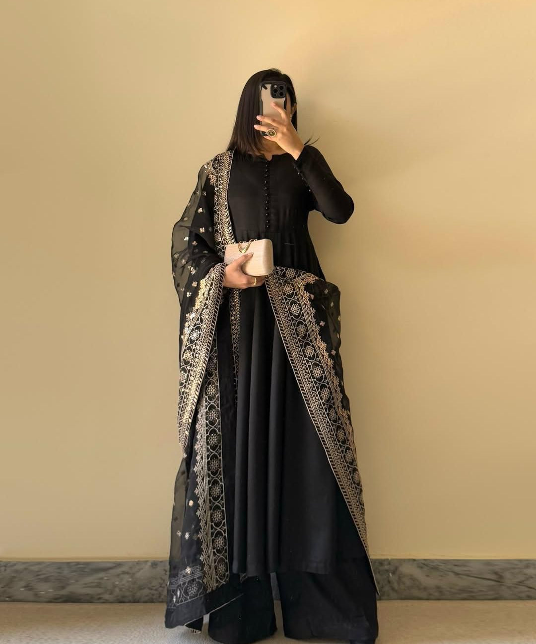 Wedding_Wear_Black_Color_Chinon_Work_Gown_For_Girls.jpg