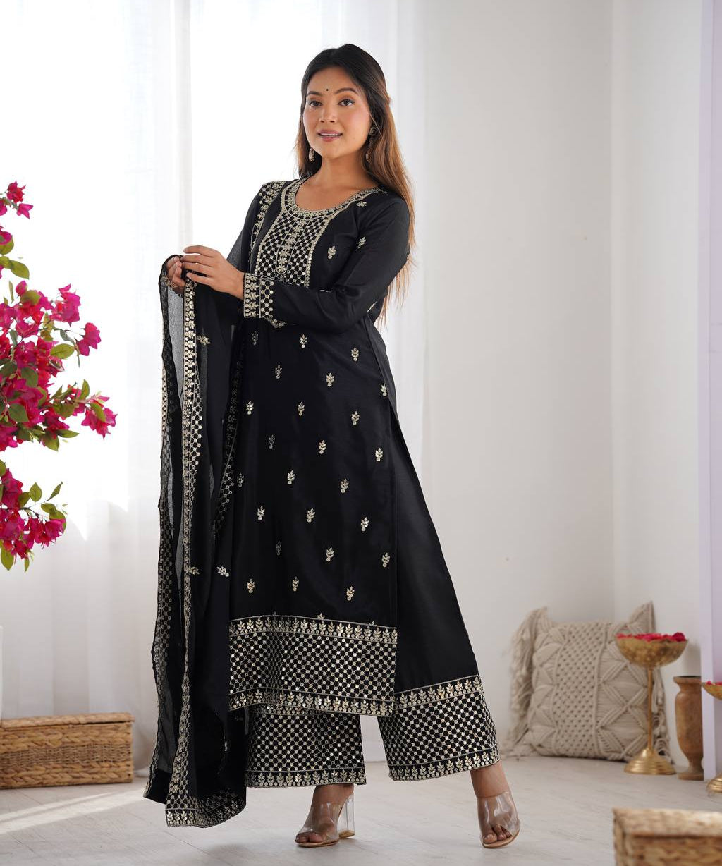 Wedding_Wear_Black_Color_Pure_Chinon_Silk_Kurti_For_Girls.jpg