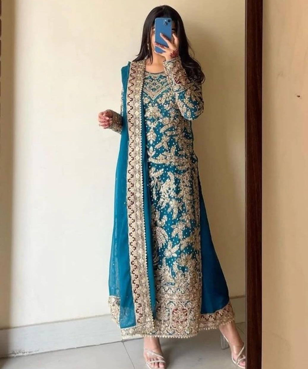 Wedding_Wear_Blue_Color_Heavy_Georgette_Kurti_For_Women.jpg