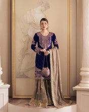 Wedding Wear Blue Color Salwar Kameez For Girls