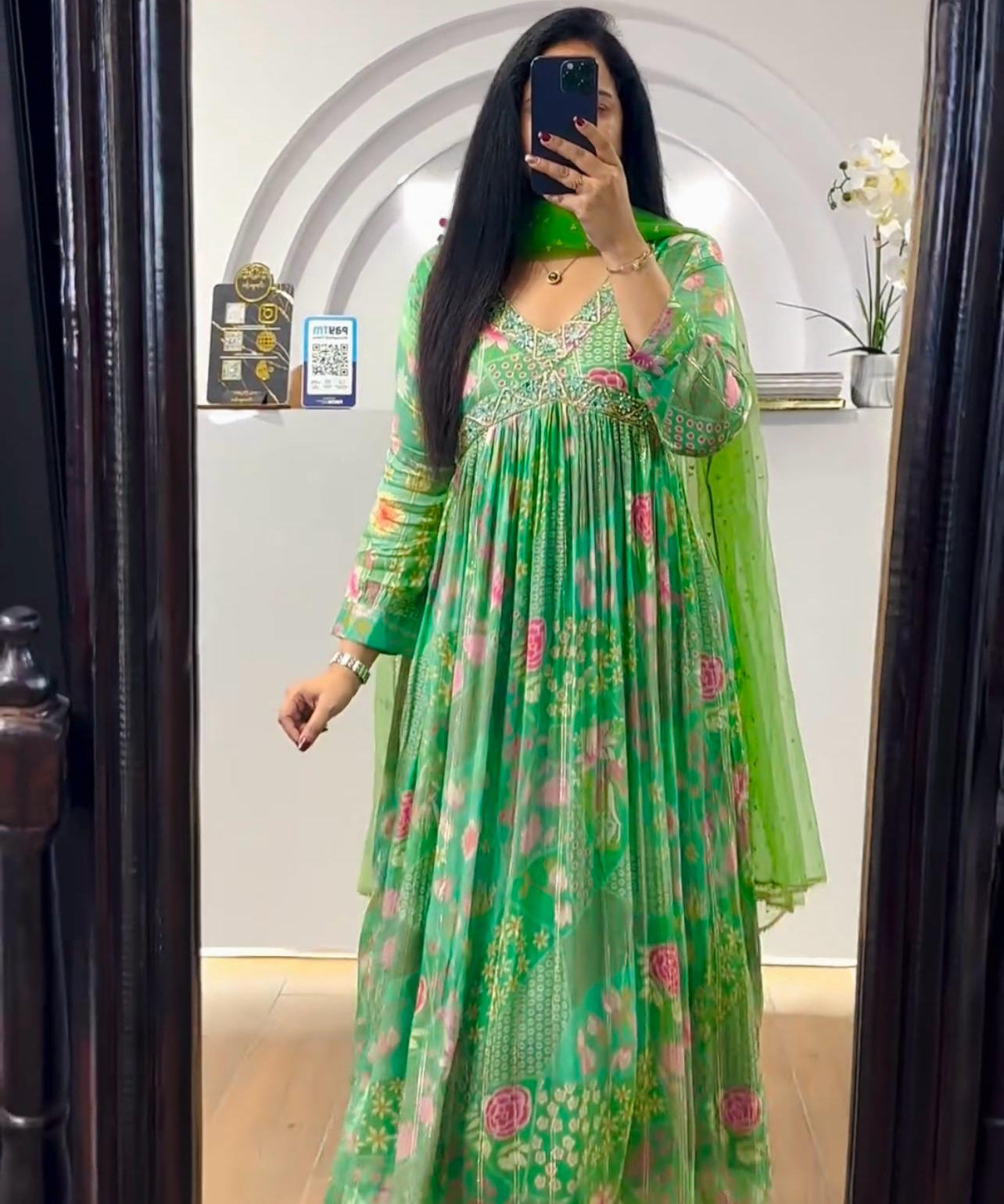Wedding_Wear_Green_Color_Gown_Dupatta_For_Girls.jpg