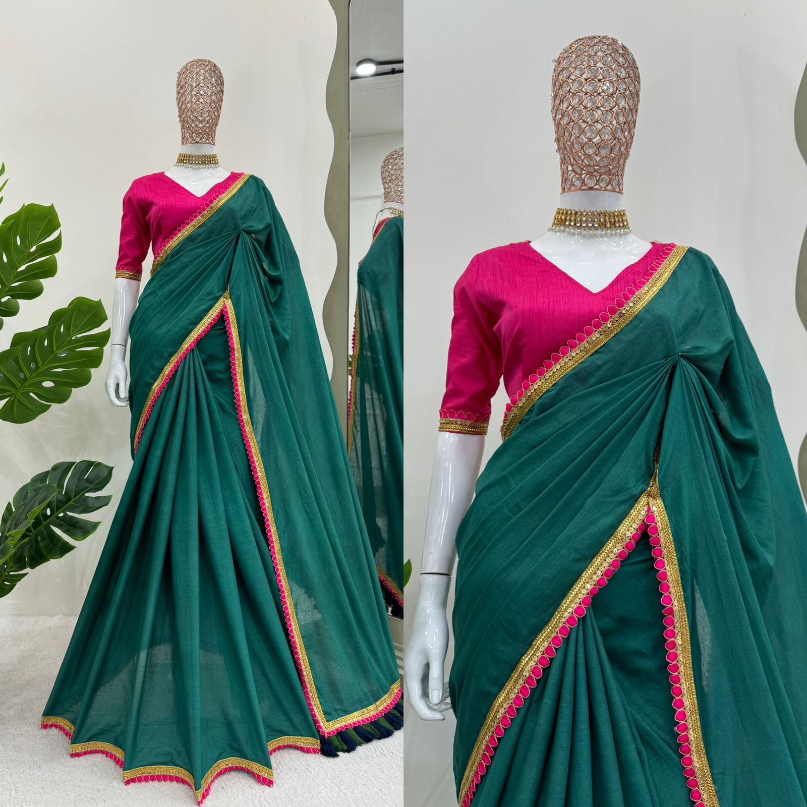 Wedding_Wear_Green_Color_Mul_Cotton_Saree_For_Girls.jpg
