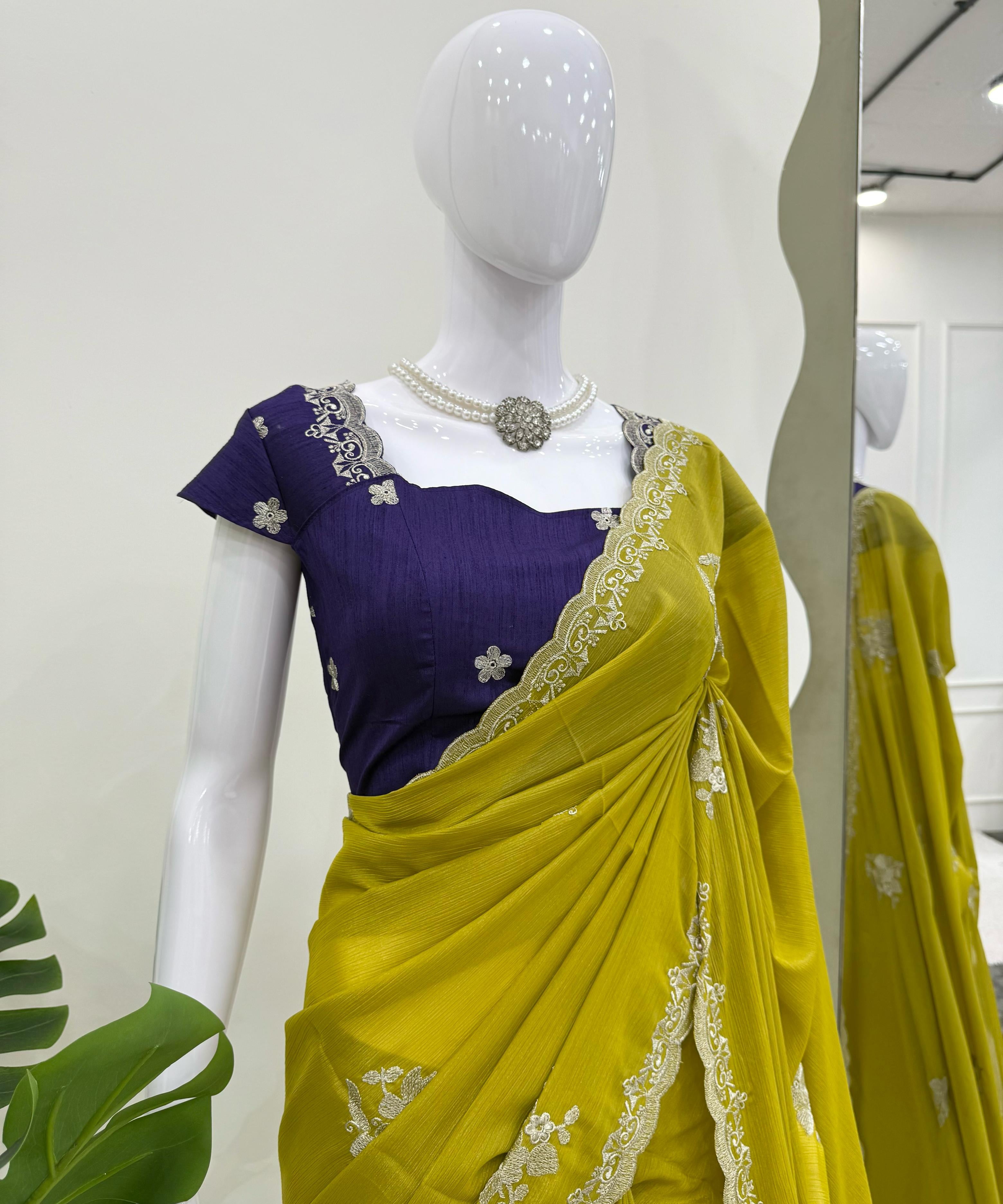 Wedding_Wear_Green_Color_Tesla_Chiffon_Saree_For_Girls.jpg
