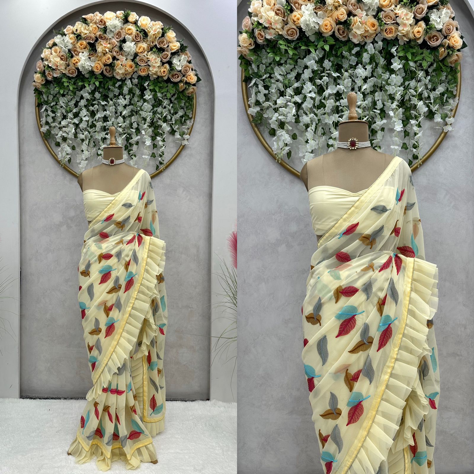 Wedding_Wear_Lemon_Color_Faux_Georgette_Saree_For_Girls.jpg