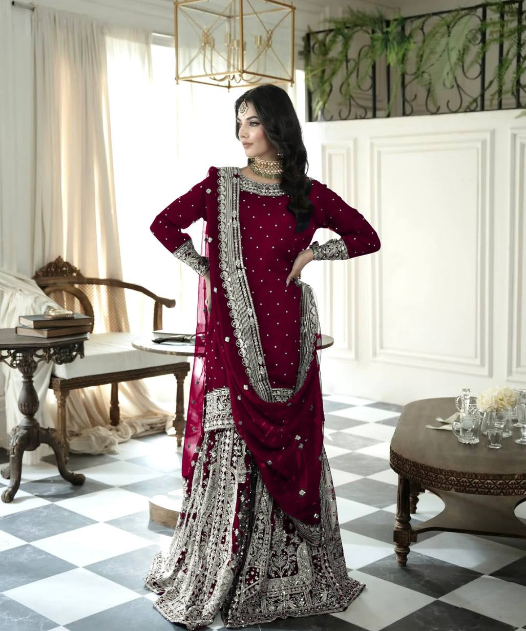 Wedding_Wear_Maroon_Color_Faux_Georgette_Sharara_For_Girls.jpg