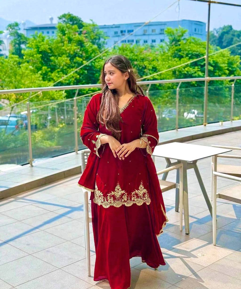 Wedding_Wear_Maroon_Color_Heavy_Fuax_Geirgette_Sharara_For_Girls.jpg