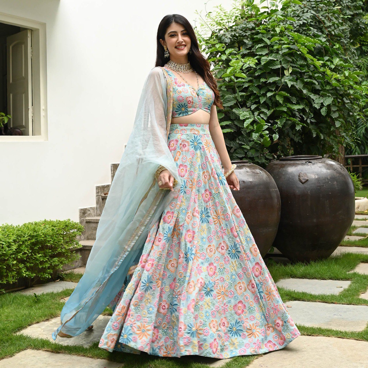 Wedding_Wear_Multi_Color_Printed_Muslin_Silk_Lehenga_For_Girls.jpg