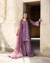 Wedding Wear Purple Color Chinnon Silk Suit For Girls