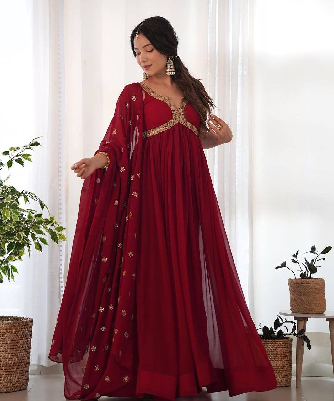 Wedding_Wear_Red_Color_Faux_Georgette_Gown_For_Girls.jpg
