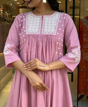 Gulbahar Cotton Flare Set