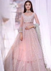Trending Pink Color Sequevence Work Lehenga Gown
