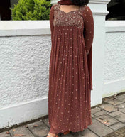NEW DESGINER ANARKALI KURTA SET FOR WOMEN
