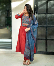 Breezy Cotton Ajrakh Set