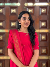 PURE COTTON SUIT SET WITH LINING