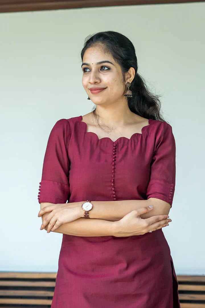 This Maroon Full Set Is Crafted Rich Vatican Silk Fabric