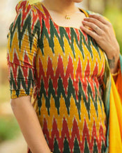 Pure Ikkat Cotton Salwar Suit Fully Stitched