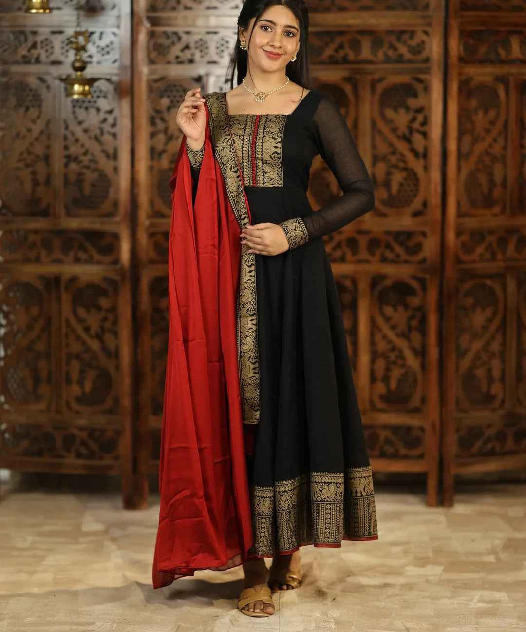 Shrungar Pure cotton Anarkali
