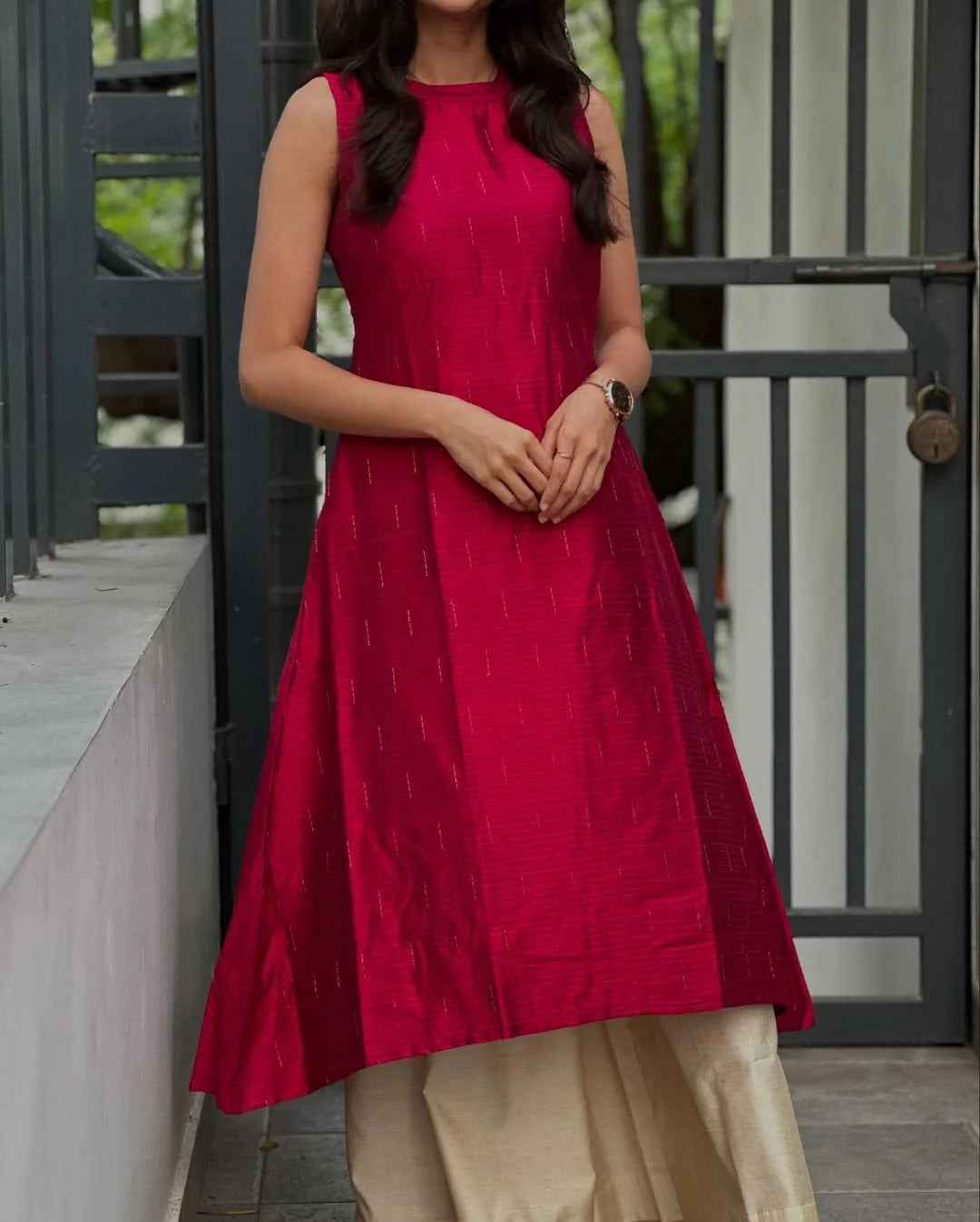 Floral Printed Flex Cotton Crop Top Set