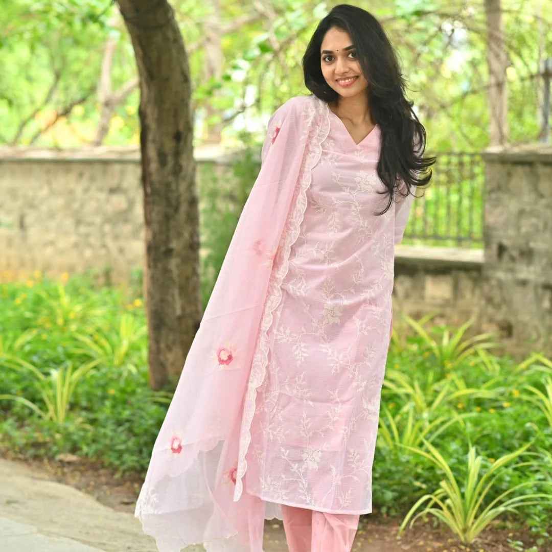 Beautiful Pink Kurta Set
