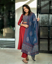 Breezy Cotton Ajrakh Set