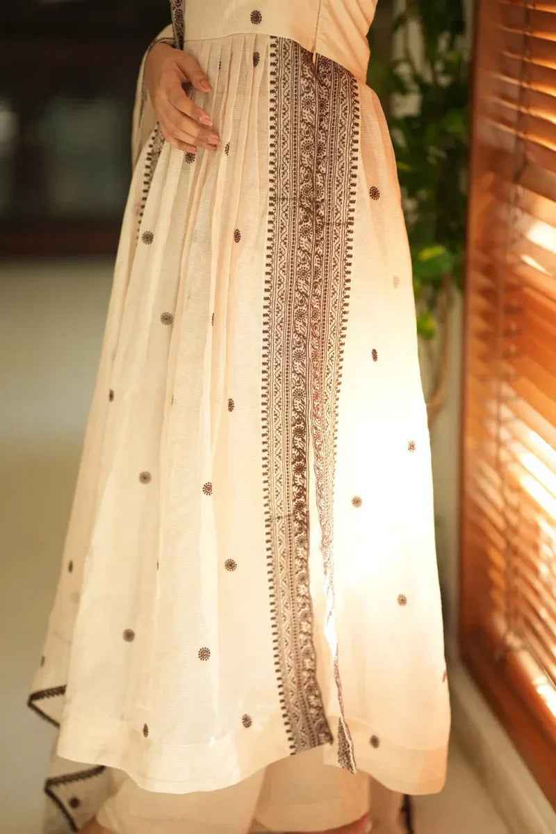 Mahiya Kota Doria Kurta Set