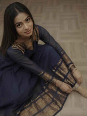 Signature Kanchi Cotton Anarkali & Dupatta