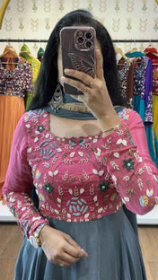 Nitya – Pink & Gray